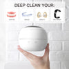 Ultrasonic Retainer Cleaner Cleaning Machine, 44kHz Jewelry Clean Pod 250ML Portable Ultra Sonic Retainer Cleaner for Mouth Guard Denture, Aligner - Professional Dental Cleaning Braces Night Guard