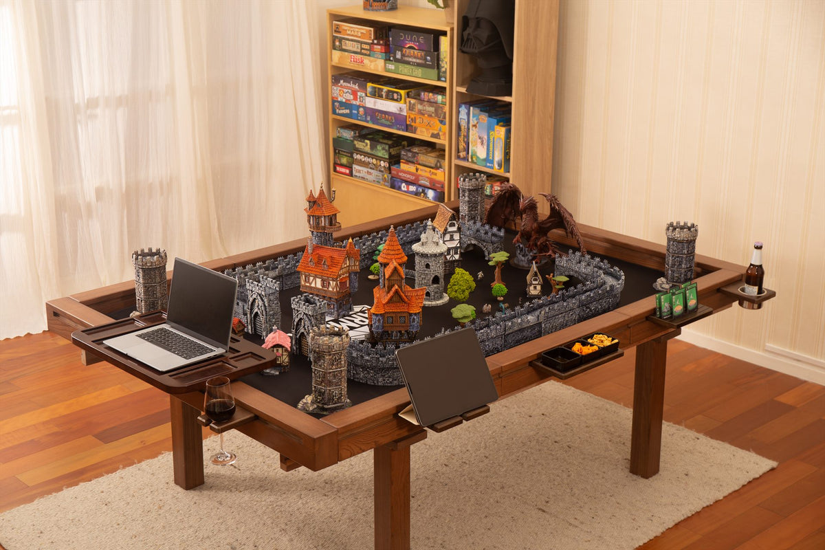 Extension table set for a game