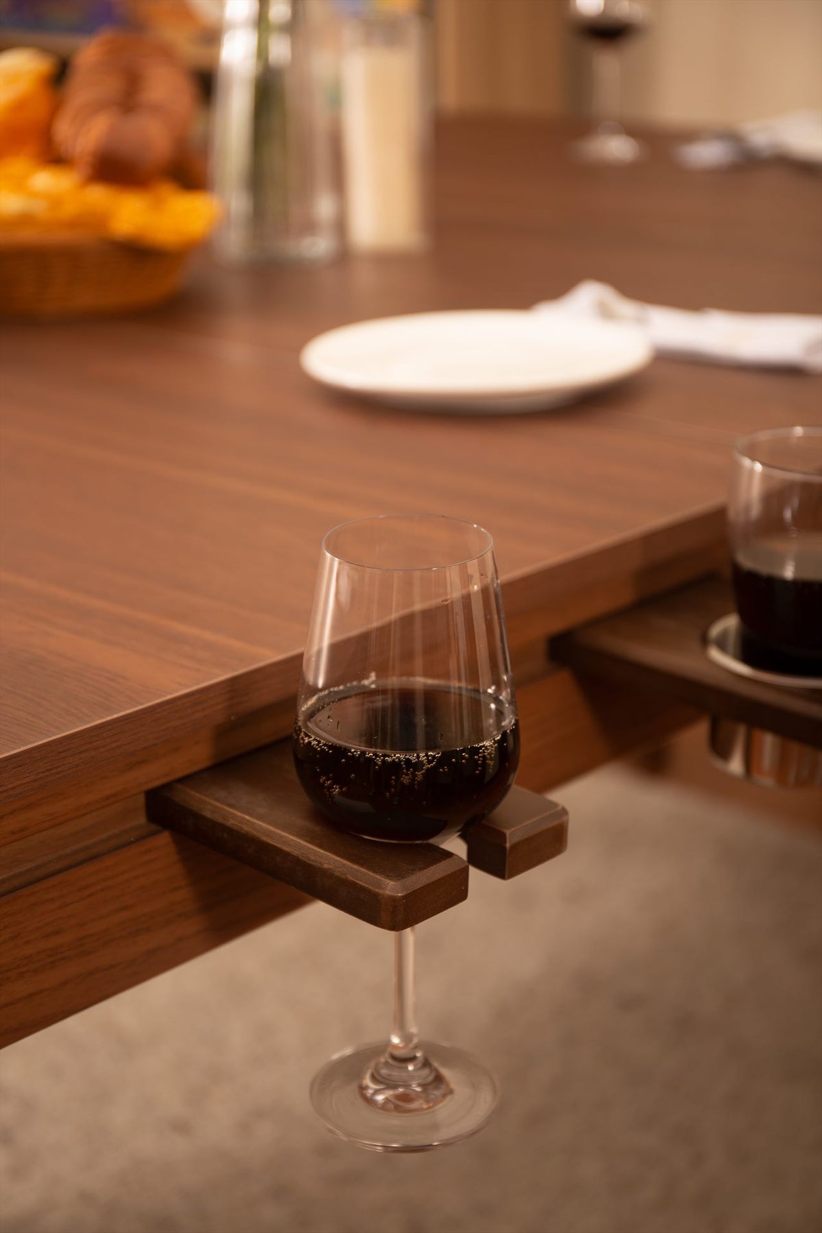 Wine Glass Holder, Walnut